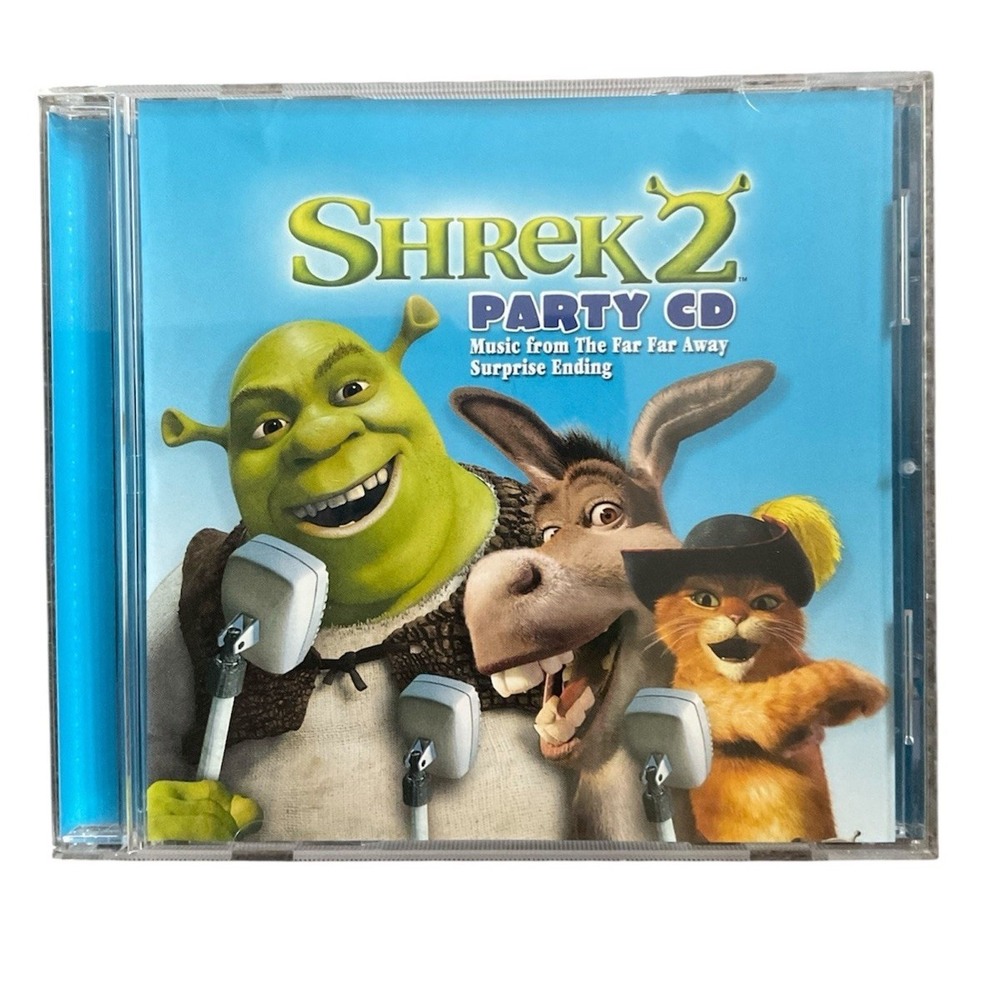 Shrek 2 Party CD Soundtrack with 6 Bonus Karaoke Tracks Various Artists